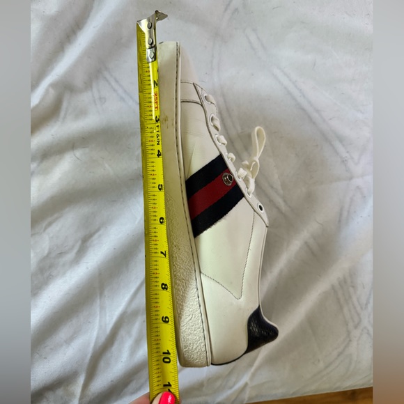 Gucci Women’s Ace White Leather Sneaker, size 39/9 - Picture 12 of 12